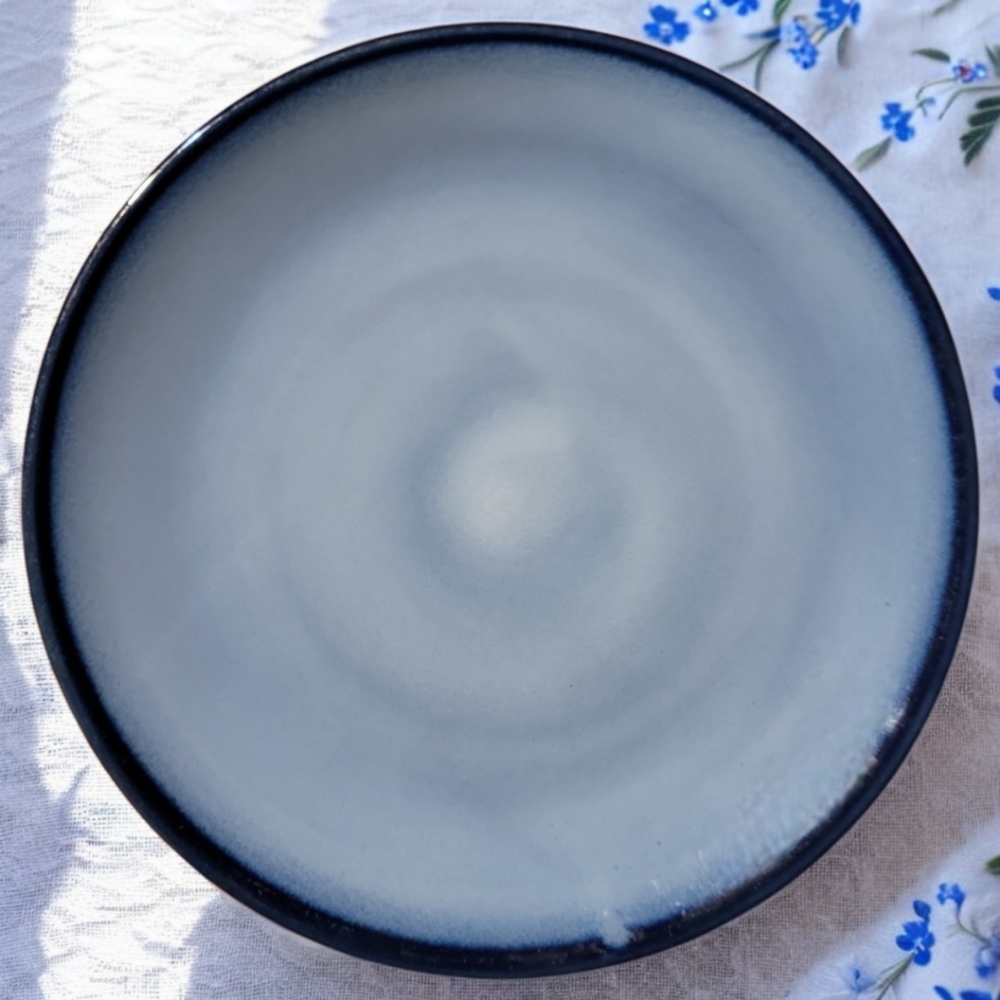 1 Nova Blue Sango Salad Dessert Plate Stoneware #4934